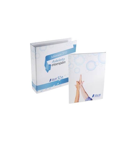 9400697   Permer med trykk 4+0 i A5 format 2 rings: 30 mm - rygg: 44 mm